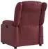 vidaXL Massagesessel Elektrisch Weißrot Kunstleder (3205261)