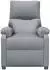 vidaXL Massagesessel Stoff, hellgrau (348469)