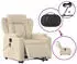 vidaXL Elektrischer Massagesessel mit Aufstehhilfe Stoff (3204527)