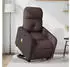 vidaXL Elektrischer Massagesessel mit Aufstehhilfe Stoff (3206827)
