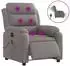 vidaXL Massagesessel Elektrisch Stoff (3204976)