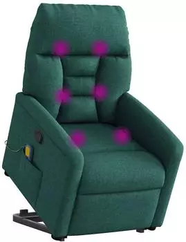 vidaXL Massagesessel mit Aufstehhilfe Stoff (3303048)