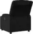 vidaXL Massagesessel elektrisch, schwarz, Kunstleder (3206547)