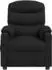 vidaXL Massagesessel, Stoff, schwarz