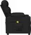 vidaXL Massagesessel, Stoff, schwarz