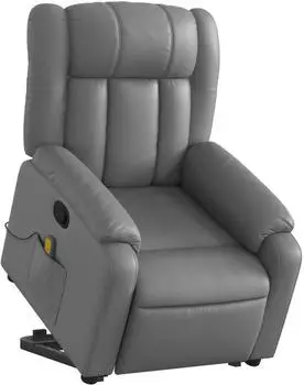 vidaXL Massagesessel mit Aufstehhilfe Kunstleder (3205274)