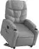 vidaXL Massagesessel klappbar, Stoff, hellgrau (3204608)