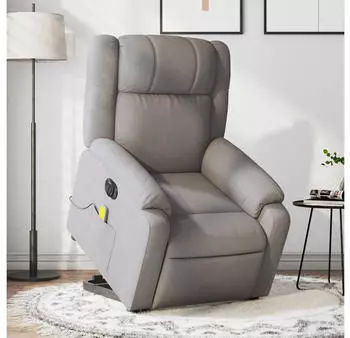 vidaXL Elektrischer Massagesessel mit Aufstehhilfe Stoff (3205246)