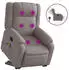 vidaXL Elektrischer Massagesessel mit Aufstehhilfe Stoff (3205246)