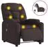 vidaXL Massagesessel elektrisch, Stoff, mit Fernbedienung