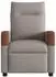 vidaXL Elektrischer Massagesessel, neigbar, Stoff taupe (3324003)
