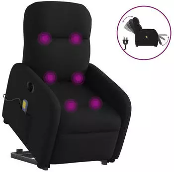vidaXL Elektrischer Massagesessel mit Aufstehhilfe Stoff (3303004)