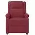 vidaXL Massagesessel weinrot Kunstleder (348465)
