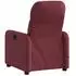 vidaXL Massagesessel elektrisch, weinrot, Stoff (3206789)