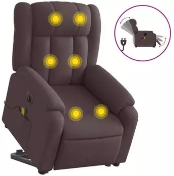 vidaXL Elektrischer Massagesessel mit Aufstehhilfe Stoff (3205357)