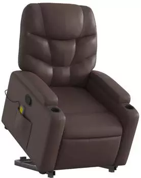 vidaXL Massagesessel mit Aufstehhilfe Kunstleder (3204667)