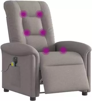 vidaXL Massagesessel Elektrisch Stoff (3303251)