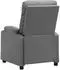 vidaXL Massagesessel elektrisch, grau, Kunstleder (3098874)
