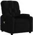 vidaXL Massage-Relaxsessel Stoff, schwarz (3206066)
