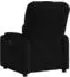 vidaXL Massage-Relaxsessel Stoff, schwarz (3206066)