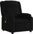 vidaXL Massage-Relaxsessel Stoff, schwarz (3206207)
