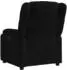 vidaXL Massage-Relaxsessel Stoff, schwarz (3206207)