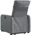 vidaXL Massagesessel mit Aufstehhilfe, Kunstleder, grau (3206759)