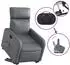 vidaXL Massagesessel mit Aufstehhilfe, Kunstleder, grau (3206759)