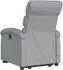 vidaXL Massagesessel mit Aufstehhilfe, hellgrau, Stoff (3203990)