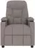 vidaXL Massagesessel taupe, Stoff
