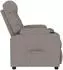 vidaXL Massagesessel taupe, Stoff