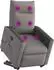 vidaXL Elektrischer Massagesessel mit Aufstehhilfe, taupe, Stoff (3324078)