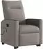 vidaXL Elektrischer Massagesessel mit Aufstehhilfe, taupe, Stoff (3324078)