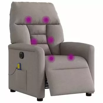 vidaXL Massagesessel Elektrisch Stoff (3303029)