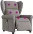 vidaXL Massagesessel Elektrisch Stoff (3303371)