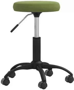 vidaXL Massagehocker Samt hellgrün (3085740)