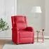 vidaXL Massagesessel rot, Kunstleder