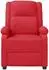 vidaXL Massagesessel rot, Kunstleder