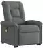 vidaXL Massagesessel mit Aufstehhilfe, dunkelgrau, Stoff (3303265)
