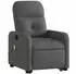 vidaXL Massagesessel mit Aufstehhilfe, dunkelgrau, Stoff (3206805)