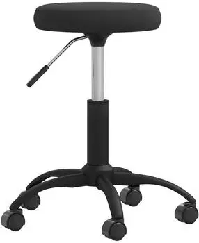 vidaXL Massagehocker Samt, schwarz (3085735)