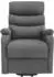 vidaXL Massagesessel mit Aufstehhilfe, hellgrau, Stoff (321246)