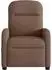 vidaXL Elektrischer Massagesessel, verstellbar, Stoff, braun (3302966)