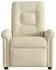 vidaXL Massagesessel verstellbar Stoff creme