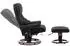 vidaXL Massagesessel verstellbar, grau, Kunstleder und Bugholz