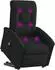 vidaXL Elektrischer Massagesessel mit Aufstehhilfe, Stoff, schwarz (3303286)