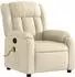 vidaXL Massagesessel Creme Stoff (373595)
