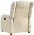 vidaXL Massagesessel Creme Stoff (373595)