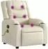 vidaXL Massagesessel Creme Kunstleder (374124)
