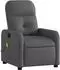 vidaXL Massagesessel Dunkelgrau Stoff (374207)